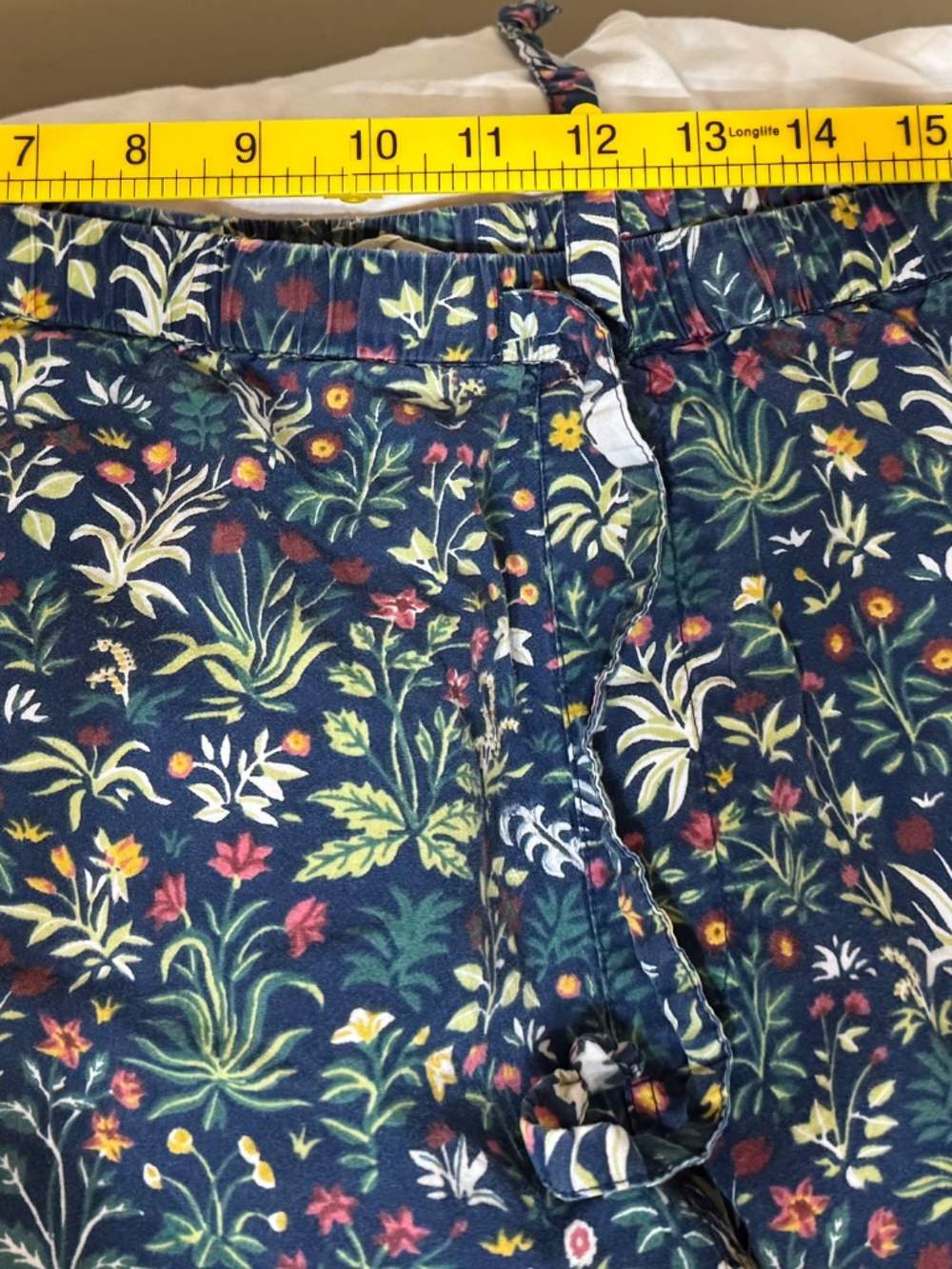Pants only - Printfresh Unicorn’s Garden Pajama 3X Navy Floral Organic Cotton - Picture 5 of 10